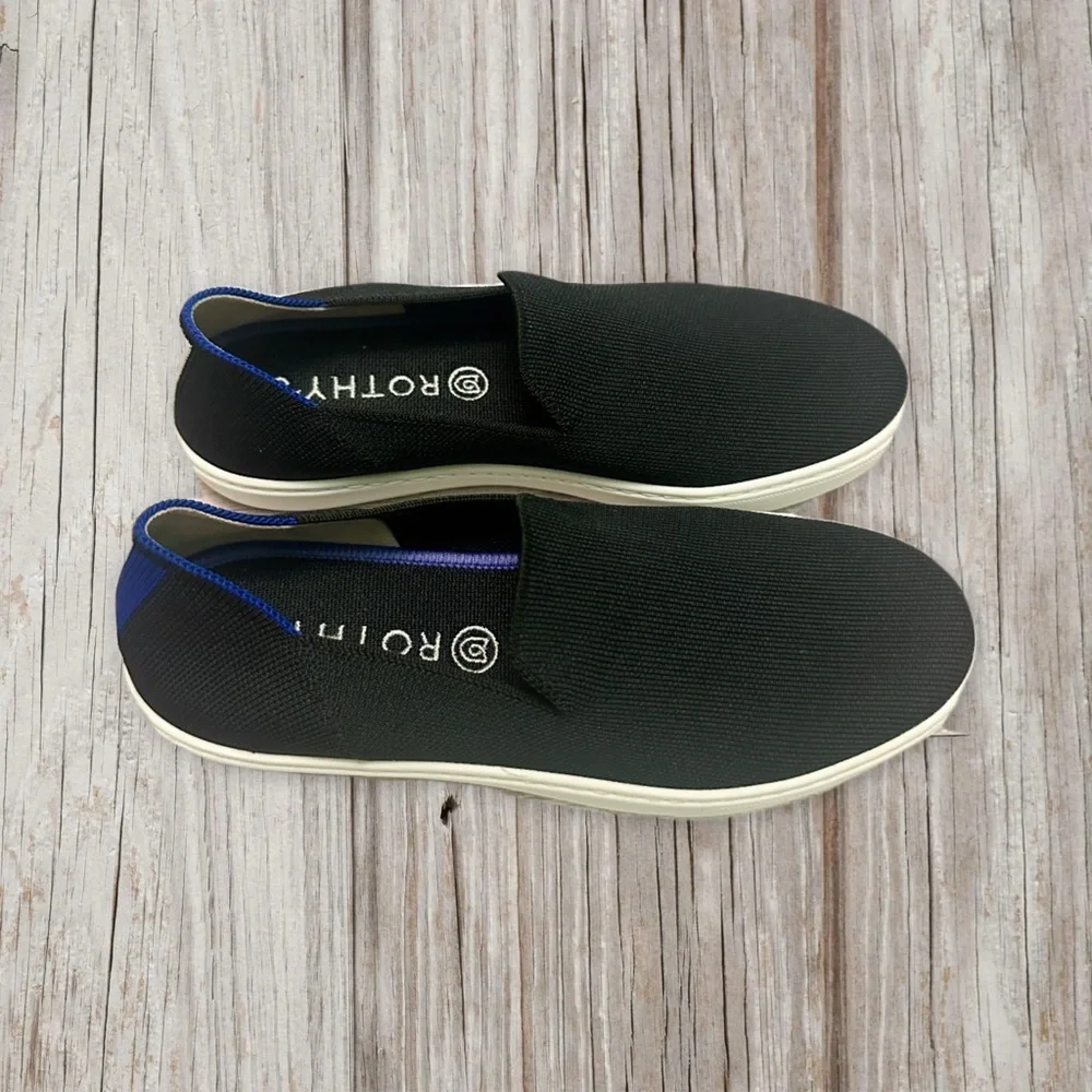 Rothys womens  Black Slip-On Shoes Loafers size 7'.5